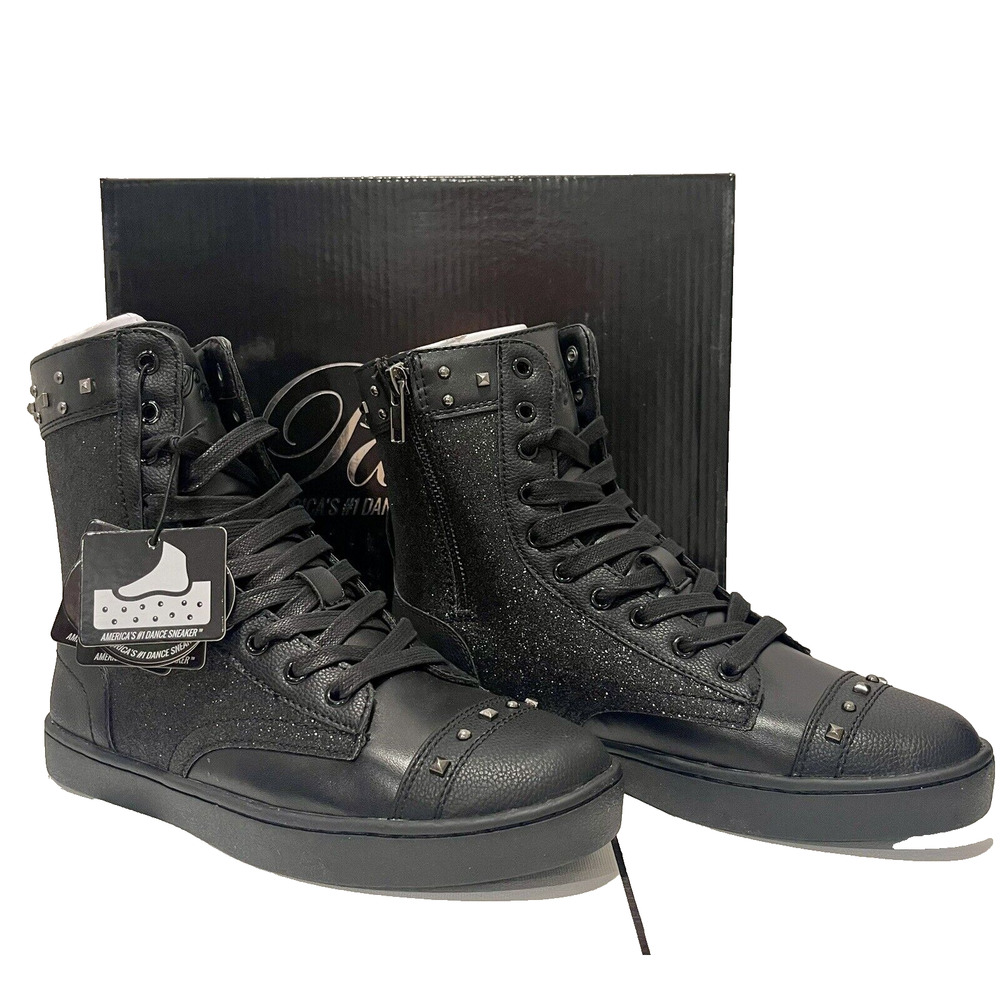 Pastry Womens Dance Military Glitz Boot Black Size 7 🔥NEW🔥 PA161020 Sparkle - Picture 3 of 16